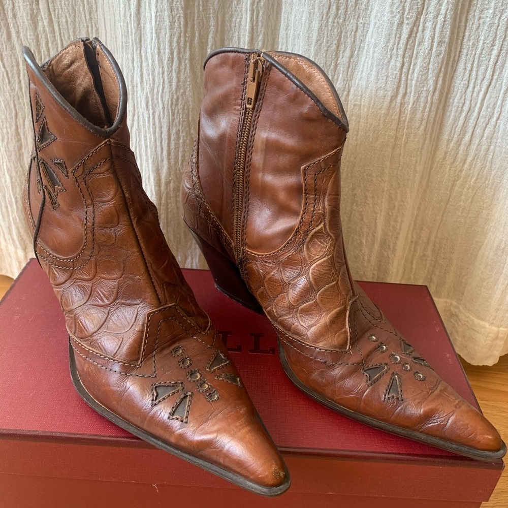 Cowboy Ankle boots.